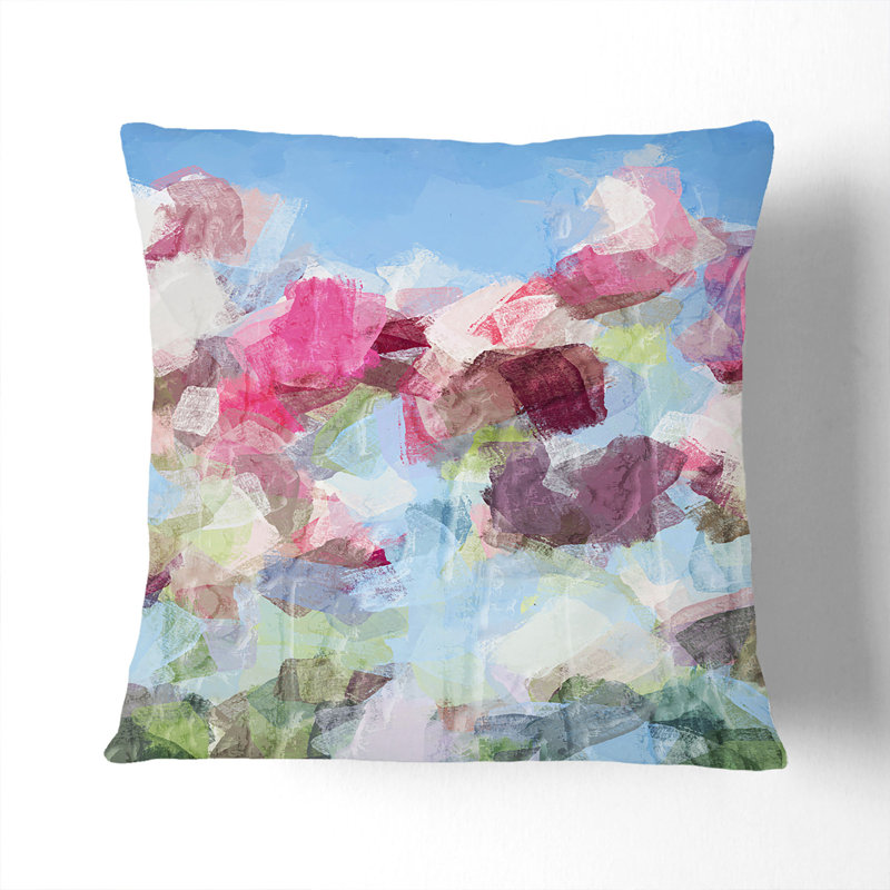Tulip Flowers Cushion with Filling, 55cm H x 55cm W x 20cm D