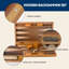 Ensemble de jeu de backgammon en bois GSE Premium. Backgammon pliable avec pièces de jeu-86712858