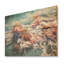 Impression sur toile corail, bord de mer, plage sur bois-414097590