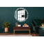 Huldar Glass Flat Wall Mirror