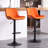 Brinitta Modern Swivel Adjustable Height Bar Stools, Leather Barstools Kitchen Island Counter Stool-1699460764