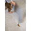 Reversible Hand Tufted Cotton Area Rug in Ivory/Light Olive-1461232359