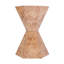 Billie Hexagonal Burl Side Table-657028744