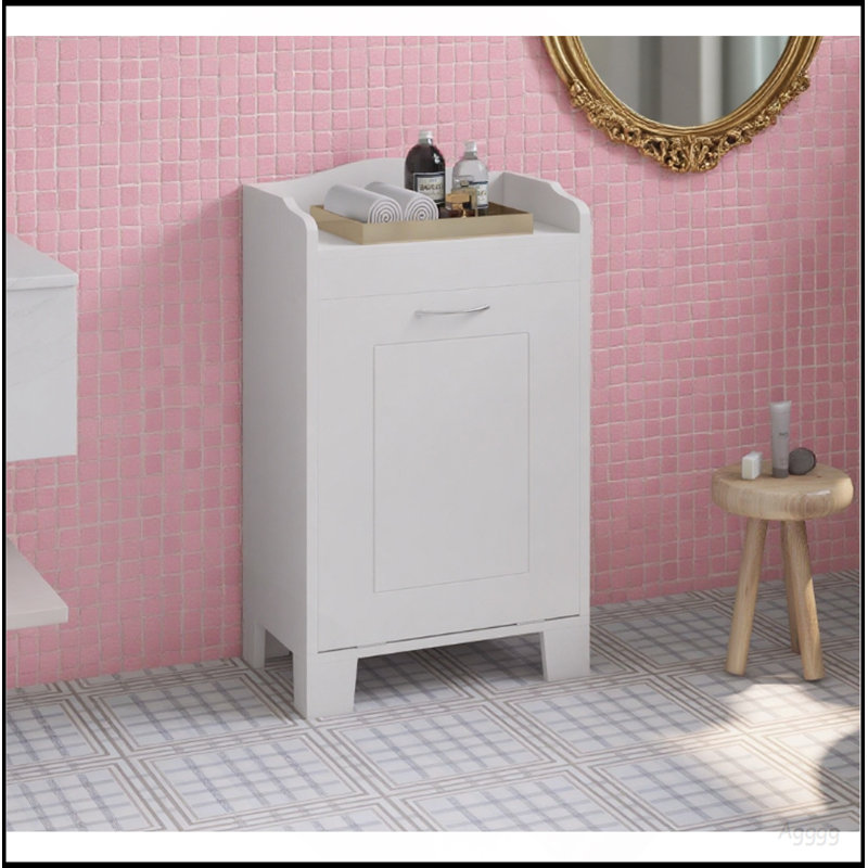 Panier à linge Out, panier à rangement autoportant, armoire de rangement pour salle de bain