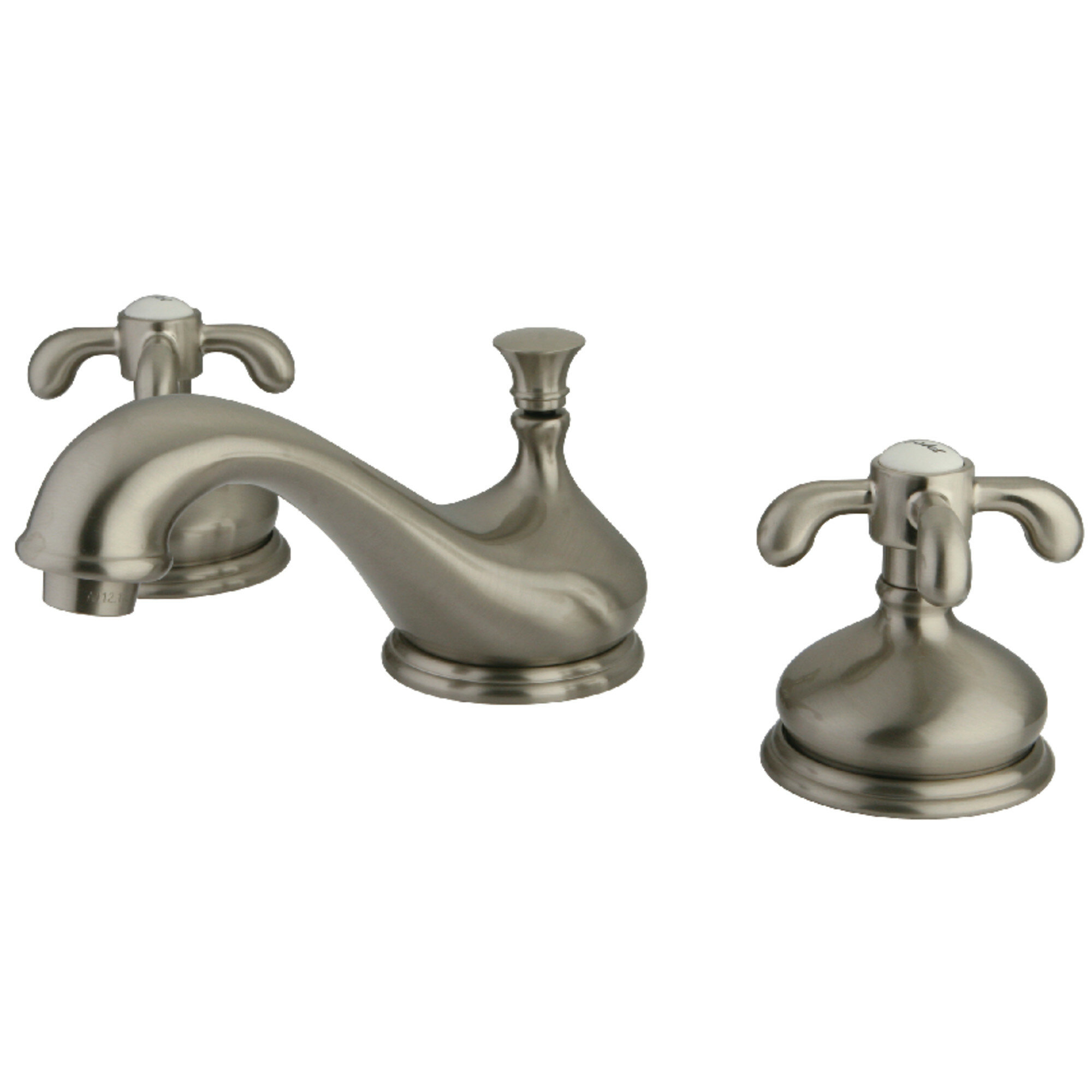 Kingston Brass French Country Widespread Faucet Bathroom Faucet with ...