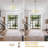 4-Light 20 Inch Classic Boho Dimmable Tiered Drum Chandelier For Kitchen Living Dining Room
