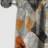 Gold Industrial Chic Marble Escape - Abstract Marble Marble Blackout Curtain - 1 Panels-107538864