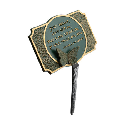 Frank Lloyd Wright - Étude de jardin sur plaque avec ornement papillon