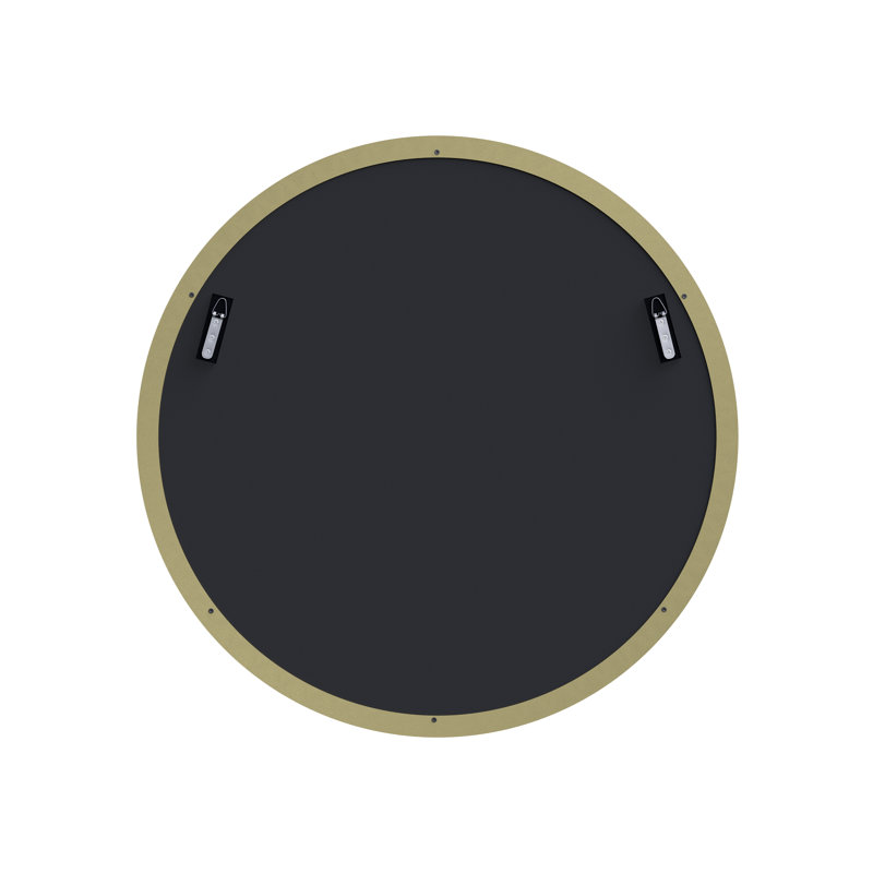 Modern & Contemporary Bathroom/Vanity Mirror, Satin Brass