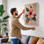 Pink Hibiscus Botanical - Wrapped Canvas-2127848510-2127848502