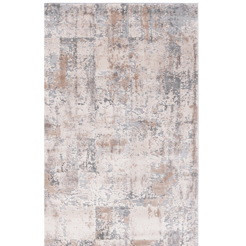 Keyra Performance Abstract Rug, Square 6'7"