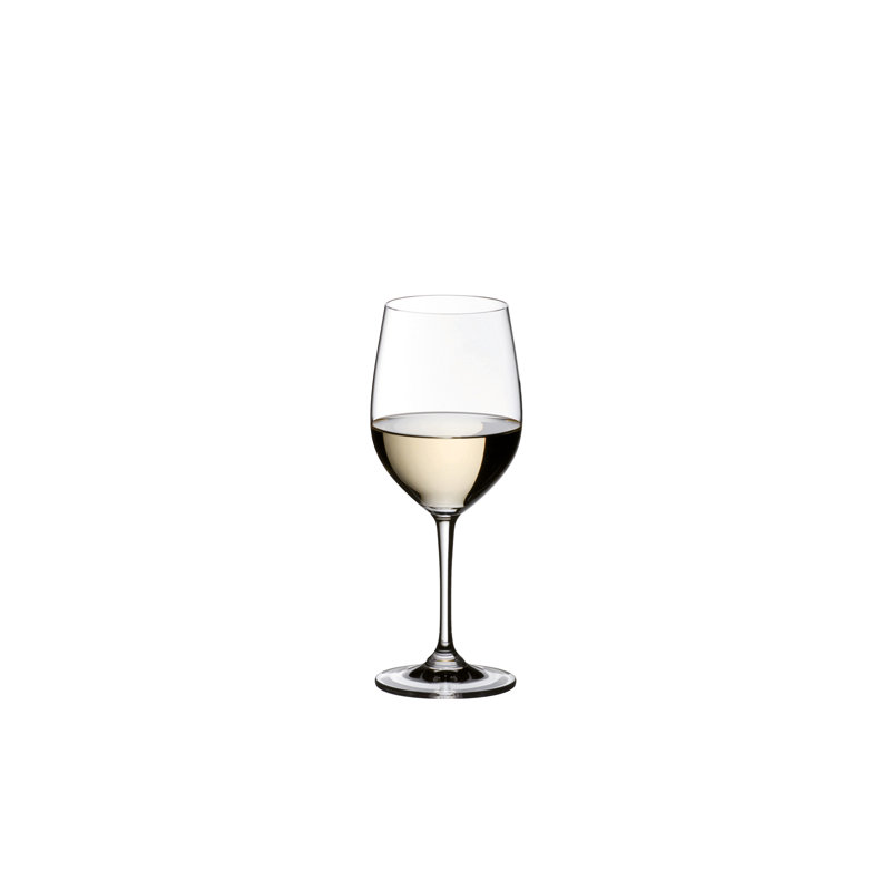 Riedel Vinum 12 oz Clear Crystal Chardonnay Wine Glasses, Set of 2