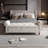 Upholstered 63" Bed Bench , Wooden Legs-722902993
