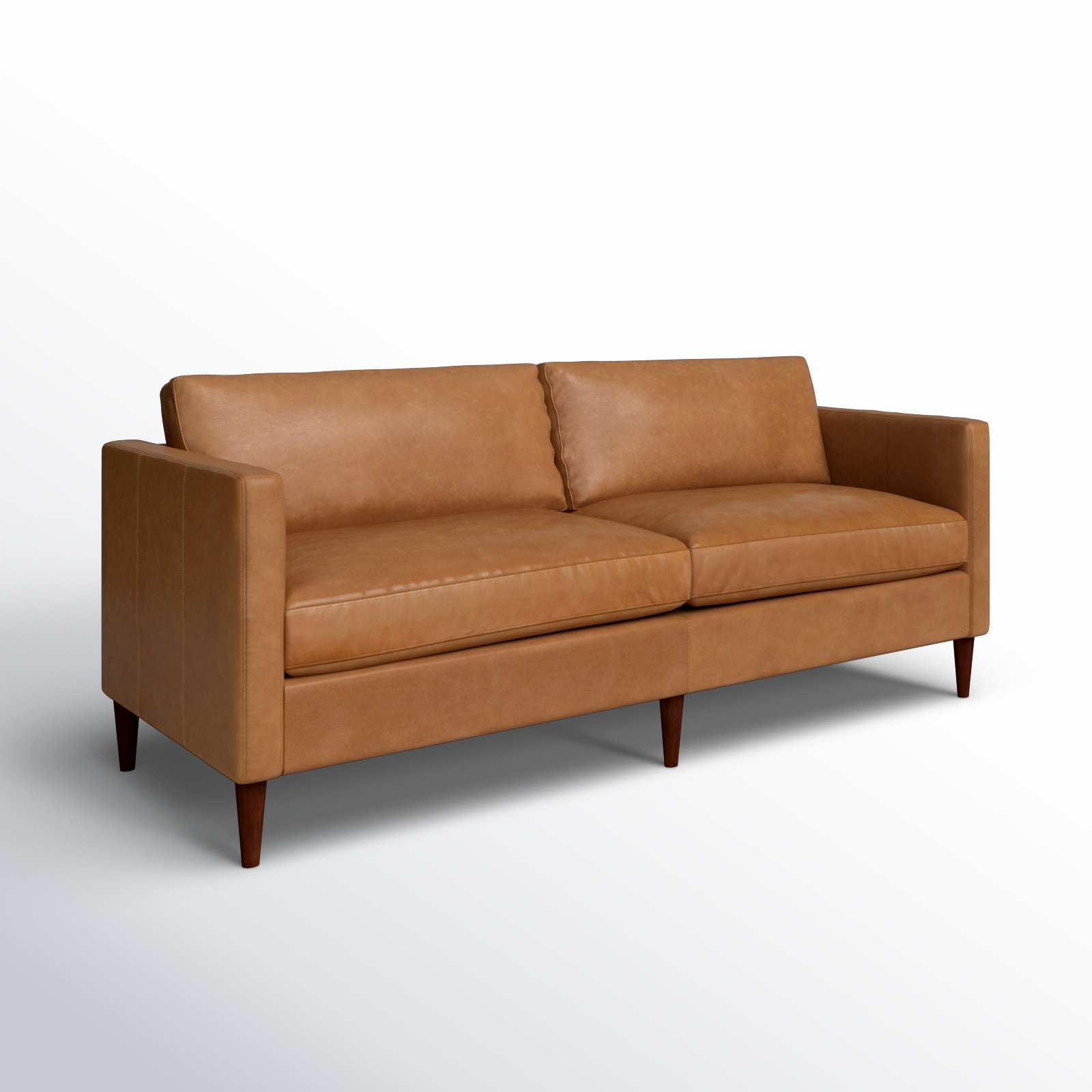 Clifford 87'' Sofa, Bistro Saddle