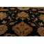 Tapis noir / brun / beige en laine noué à la main de conception unique 7 pi 11 po x 10 pi