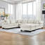 Canapé modulaire en U de style contemporain en chenille-560204324