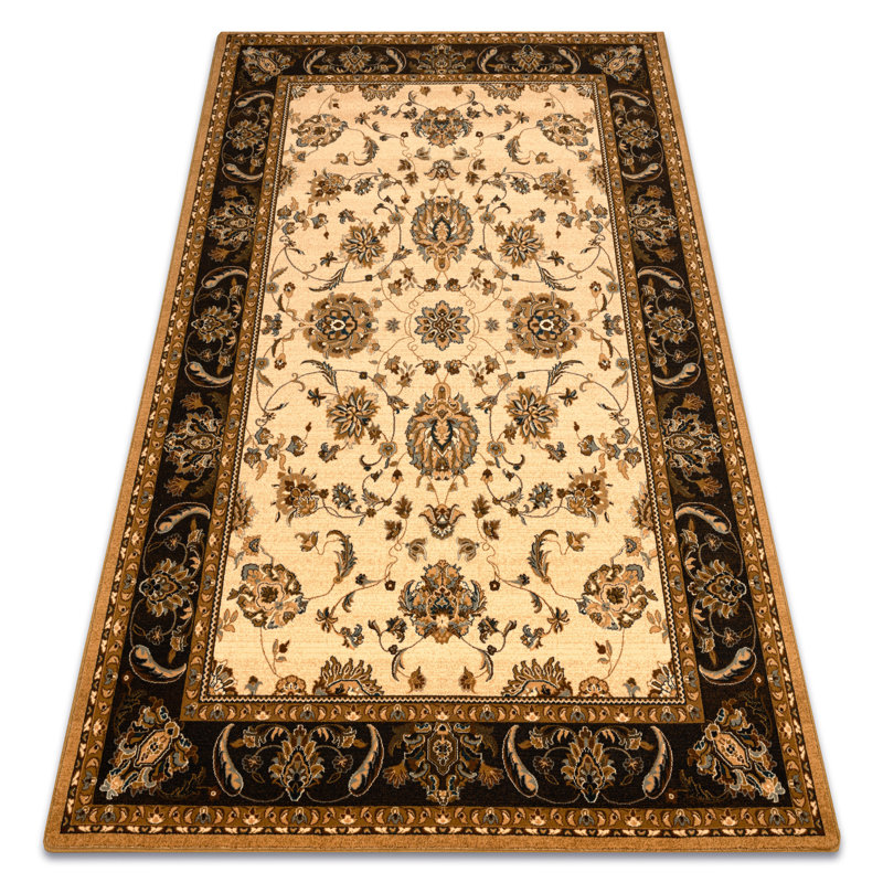 Devun Oriental Wool Area Rug, Beige, Rectangular 170 x 235cm