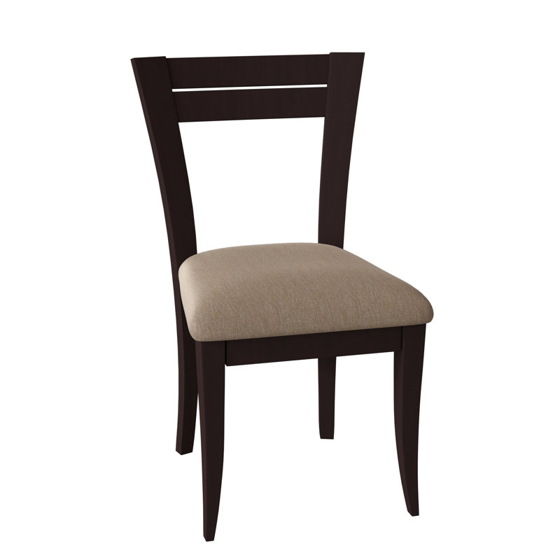 Claverley 19.5'' H Upholstered Side Chair, Chocolate, Bounty