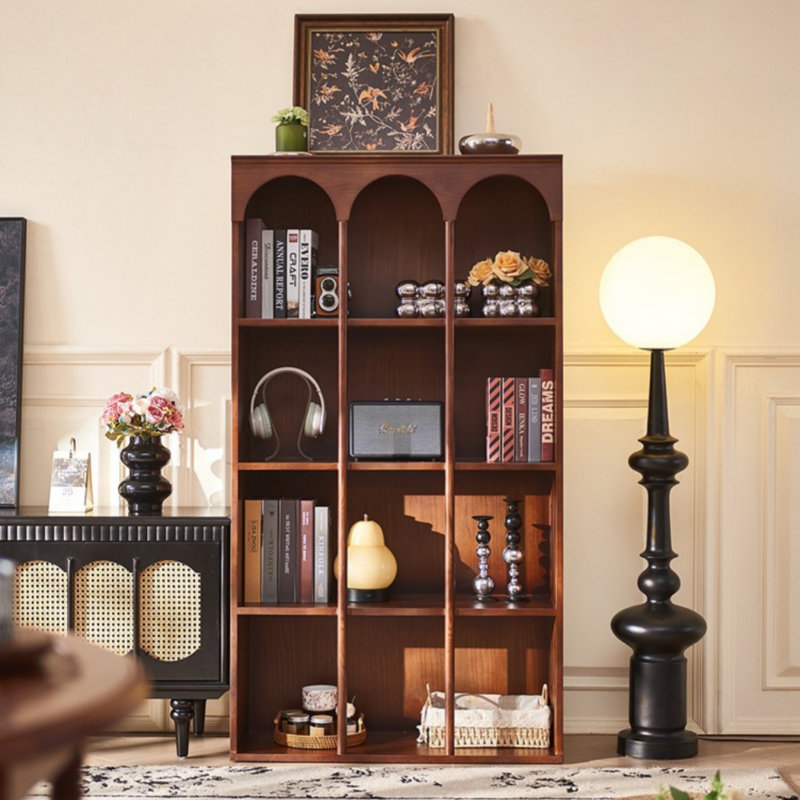French Retro Creative Display Cabinet, Brown