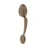 Plymouth Lower Half Handleset with Georgian Door Knob (Deadbolt Sold Separately)