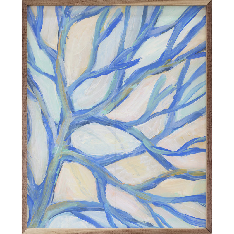 Seaweed In Motion No 2 Left By Emily Wood, H 40 po x l 32 po