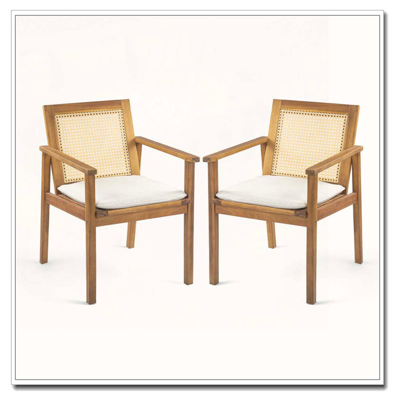 Chaise d'extérieur avec coussin