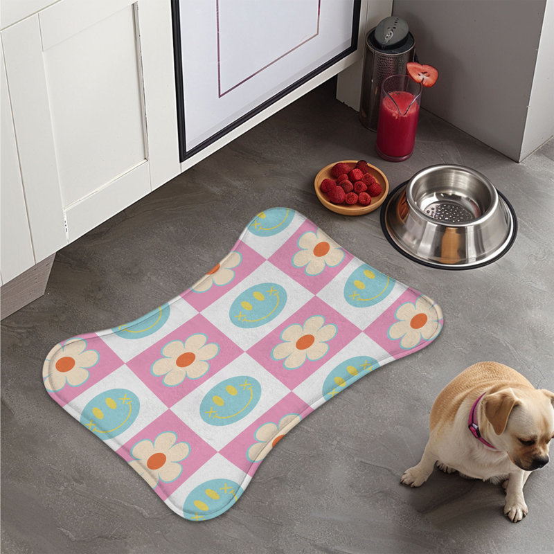 Tapis d'alimentation en os 1 pièce Funky Festivité, XL (18 po)