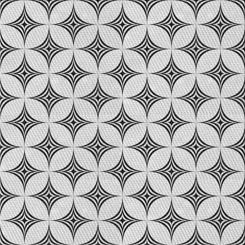 Geometric Indoor Rug, Square 6'