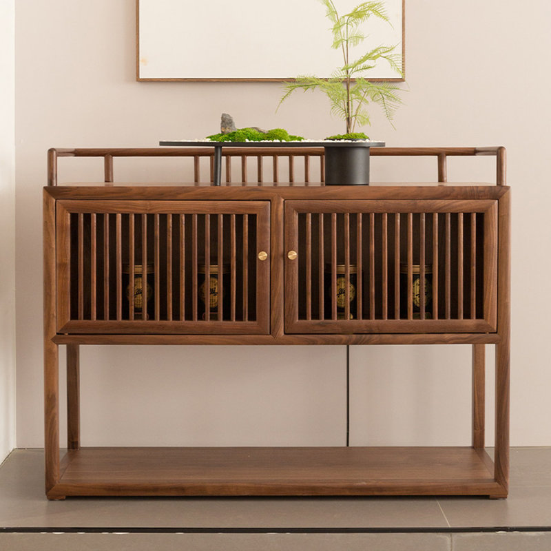 Buffet rétro de style chinois minimaliste