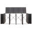 vidaXL Bin Store Trash Can Storage Quadruple Wheelie Bin Shed Poly Rattan-88344691