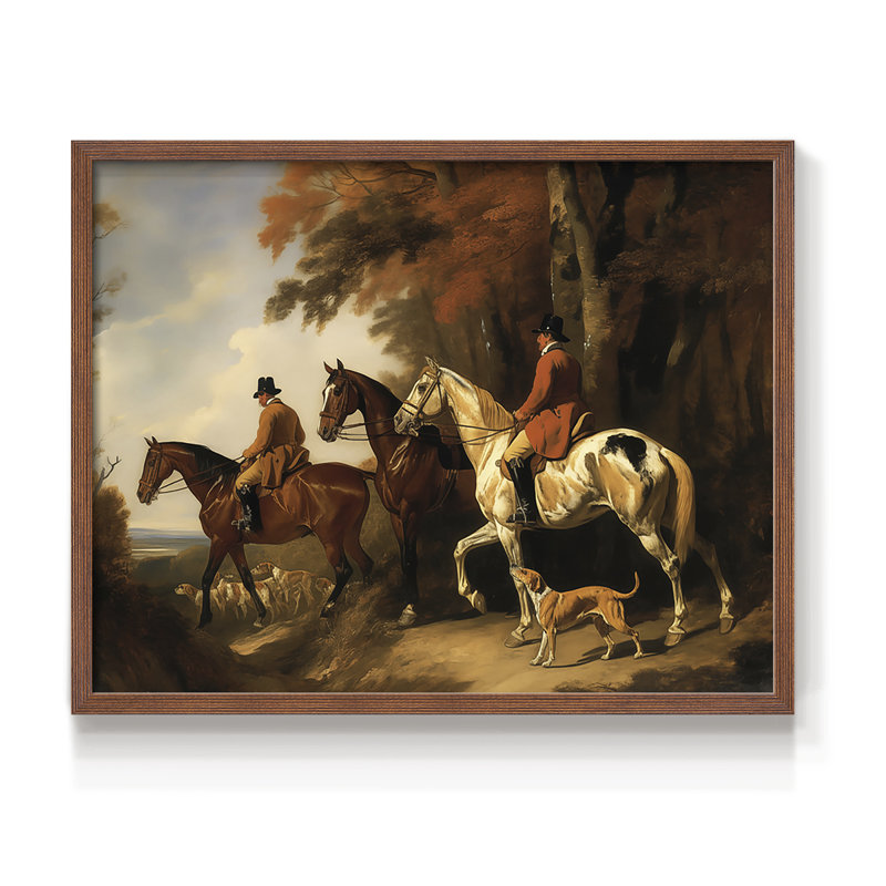 Faune - LXIX - Reproduction encadrée - Restickable, H 16 po x l 20 po, Noyer