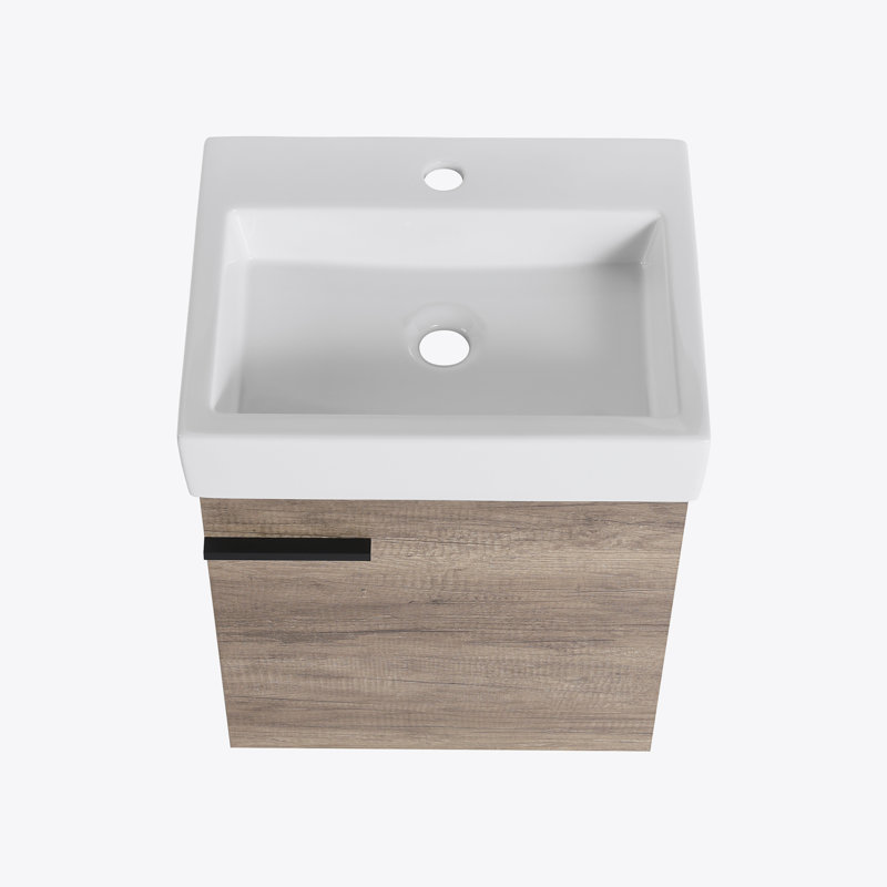 Meuble-lavabo 18 po avec comptoir, petit meuble-lavabo et lavabo