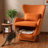 2 In 1 Modern Velvet Accent Chair With Free Padded Cushion And Pet Friendly Space-545357923