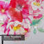 Aquarelle de fleurs de flamant rose avec 12 crochets-18653302