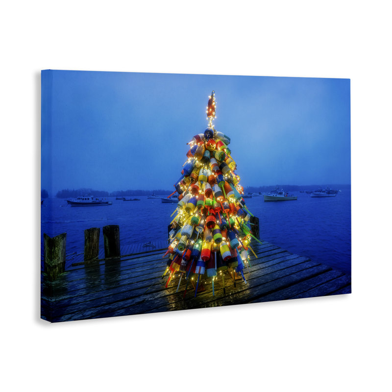 «Lit Bouys Christmas Tree», art mural par Rick Berk, H 24 po x l 24 po