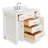 Macnair 42" Single Bathroom Vanity with White Quartz Top-85364144