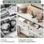 Commode 32 pouces à 6 tiroirs pour chambre à coucher et salon