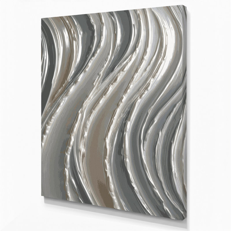 Art mural sur toile DiagonalStripes, H 11 po x l 14 po