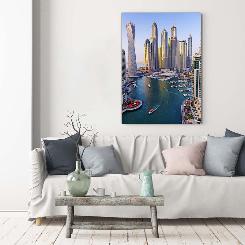 Bay Of Dubai - Wrapped Canvas Print