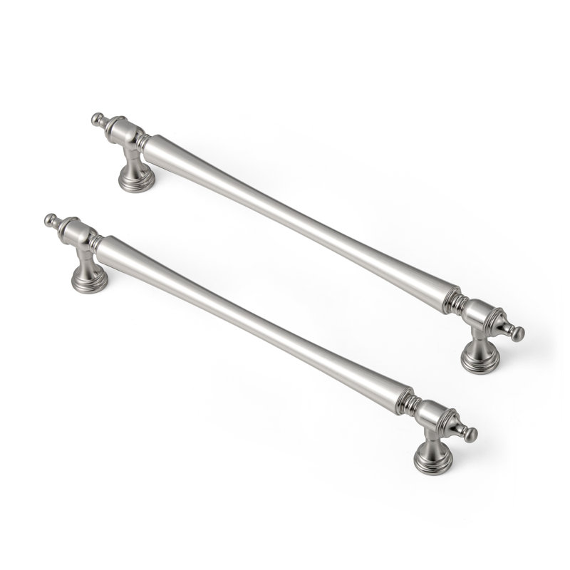 Ensemble de poignées de bar élégantes, 7.56", Nickel satiné