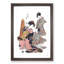 Courtesan Nanakoshi by Isoda Koryusai - Picture Frame Painting Print-55510488-55510485