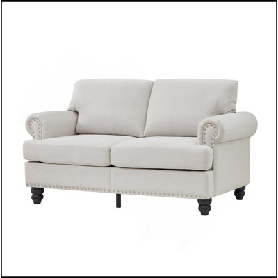Canapé en tissu 59,5 po 59 po
