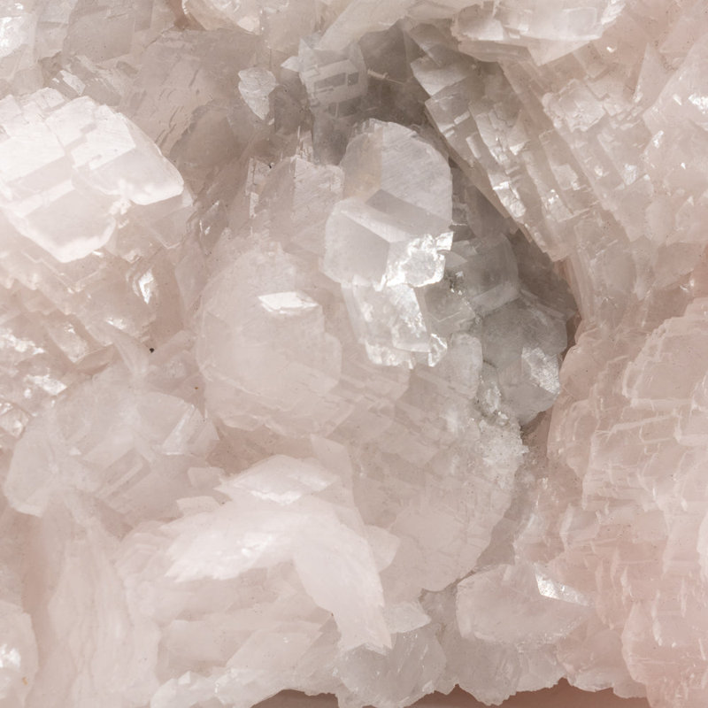 Polished Manganoan Calcite Cluster