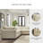 Elyza Upholstered L-Shaped Sectional Symmetrical-82260087