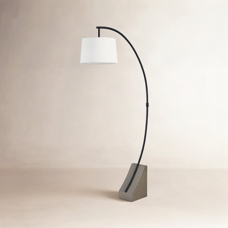 Lampe sur pied arquée 76 po Savio