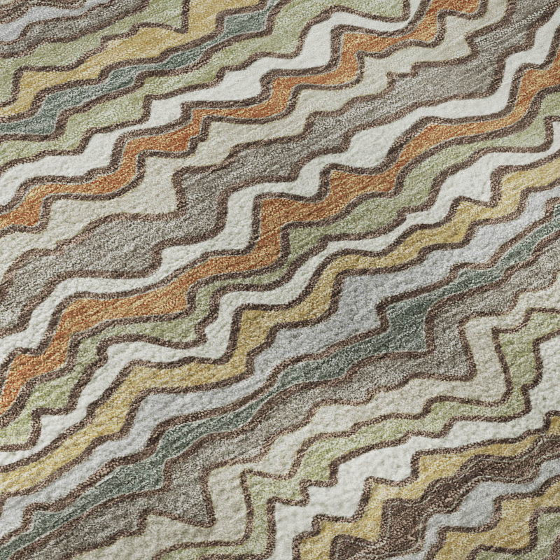 Tapis de qualité supérieure lavable à la machine Mayfield AMF2436, Taupe, 9' x 12'