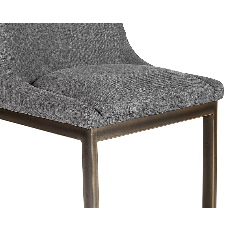 Holly Counter Stool - Abbington Burnt Orange, Light Grey, Counter Stool (26" Seat Height)