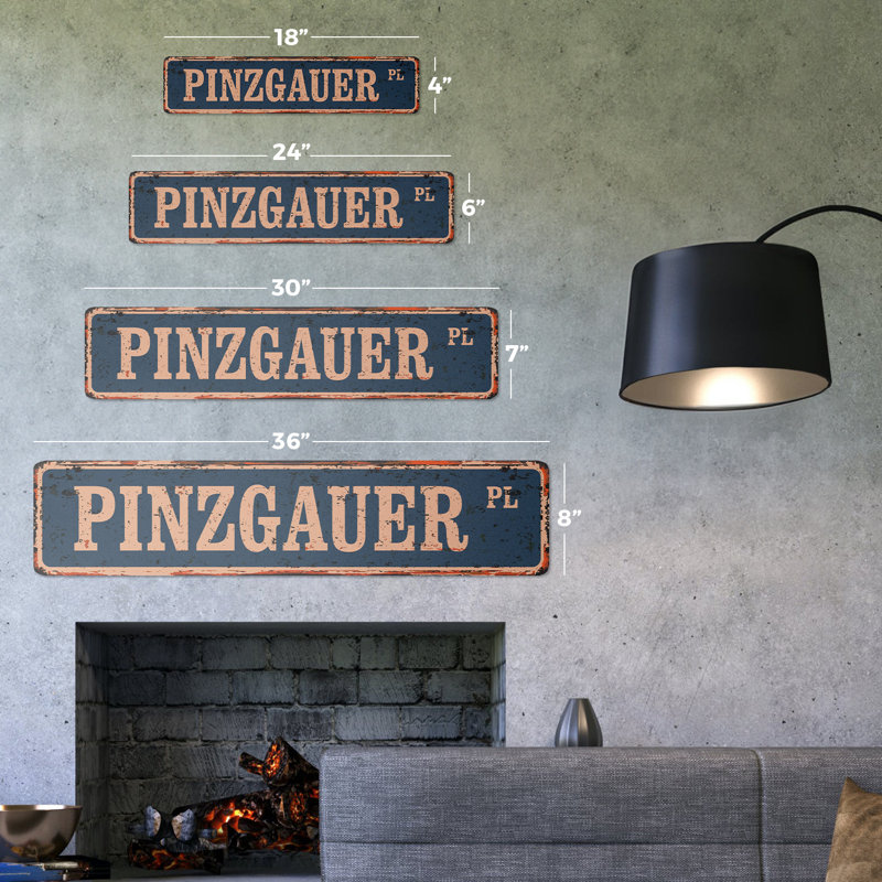 Plaque de rue Pinzgauer