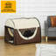 Steel Collapsible and Foldable Pet Soft-Sided Crate with 1 Door-91218817-91218819