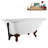 62" Streamline Clawfoot Tub,Tray,Drain, Clawfeet-101628986-102218230